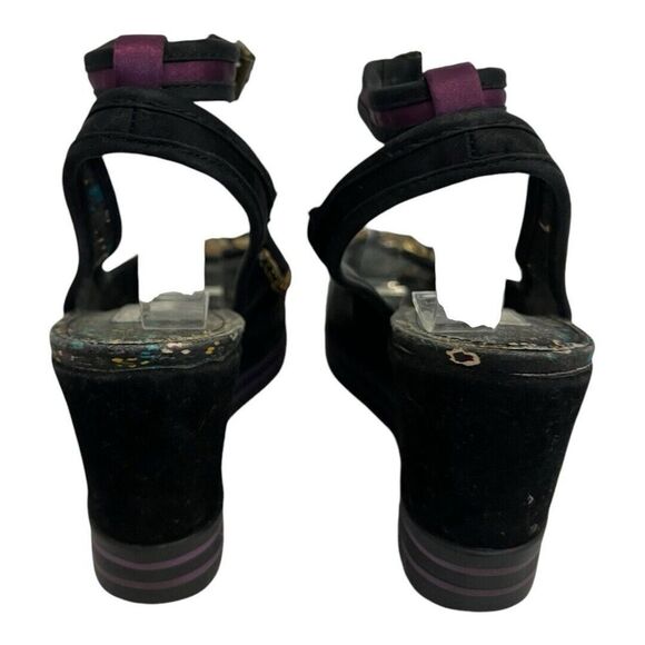 Nanette Lepore X Keds Wedge Womens Size 8 Slingback Peep Toe Sporty Shoes Stud - Picture 6 of 8